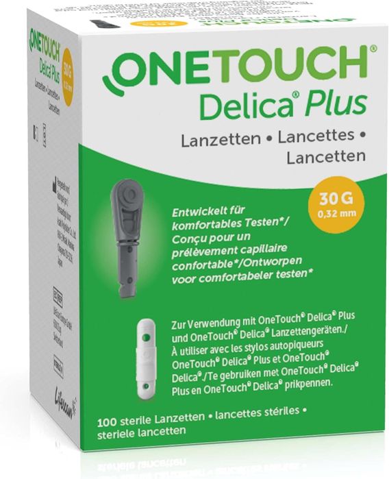 Lancety OneTouch Delica Plus do pomiaru cukru we krwii 320 sztuk