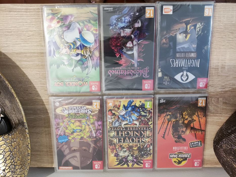Jogos selados Nintendo switch
