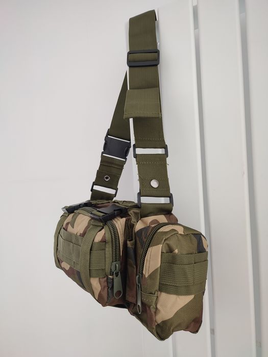 Torba taktyczna survival molle w kamuflażu