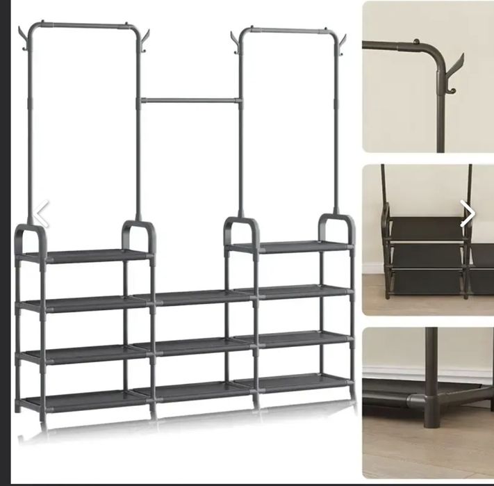 Універсальна вішалка для одягу та взуття