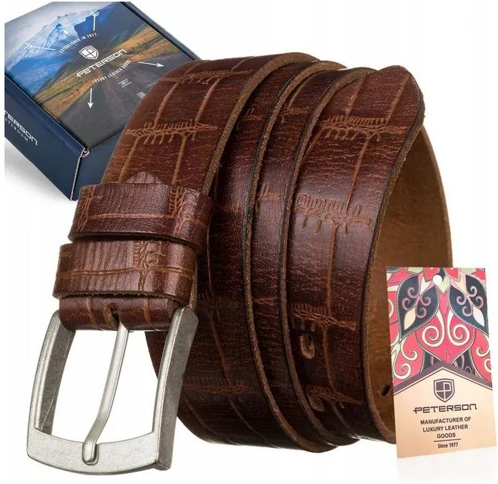 pasek męski peterson ptn 02-c-115-bro