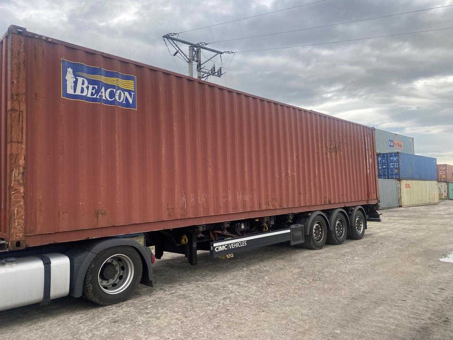 Kontener Morski 40HC – Dostawa z Możliwością Rozładunku