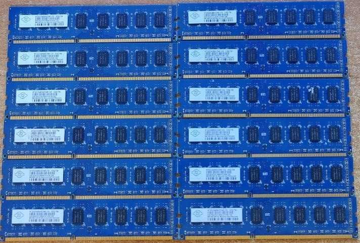 DDR3 SDRAM - NANYA NT2GC64B88HC0NF-CG - 12 модулей по 2 гб