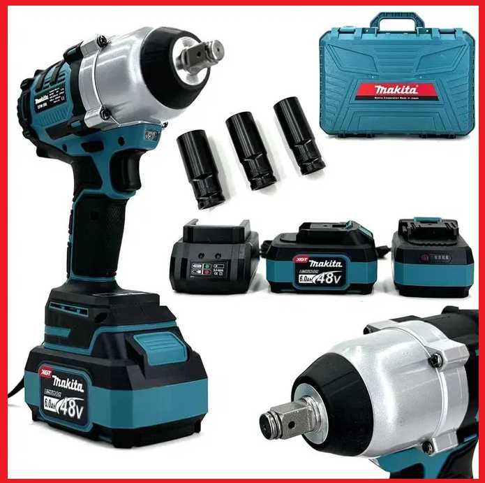 Гайковерт аккумуляторный Makita DTW301 (36В, 6АЧ) с набором головок