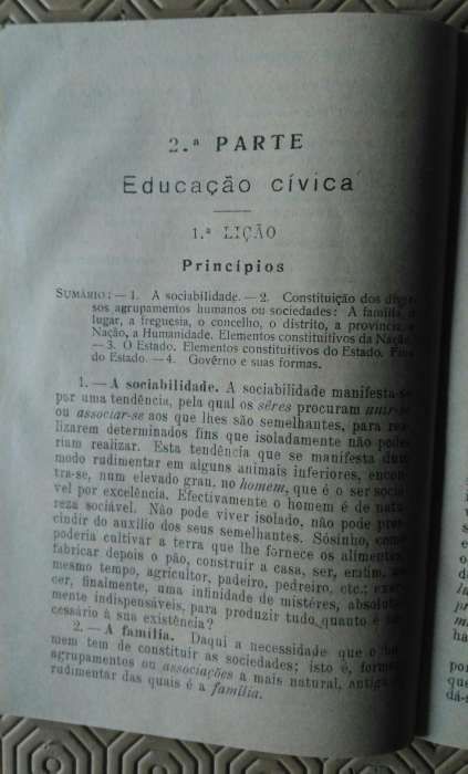 Noções de Moral e Educação Civica
