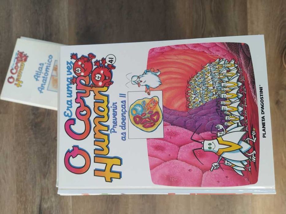 Livros, DVD´s e acessórios - coleção Corpo Humano