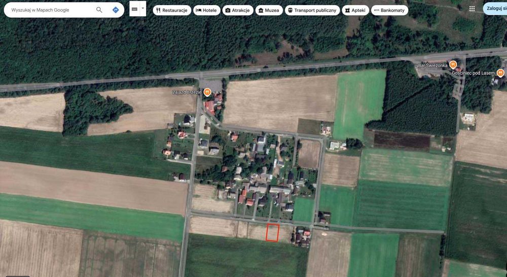 DZIAŁKA_budowlana_ BRZEZIE Gmina Perzów