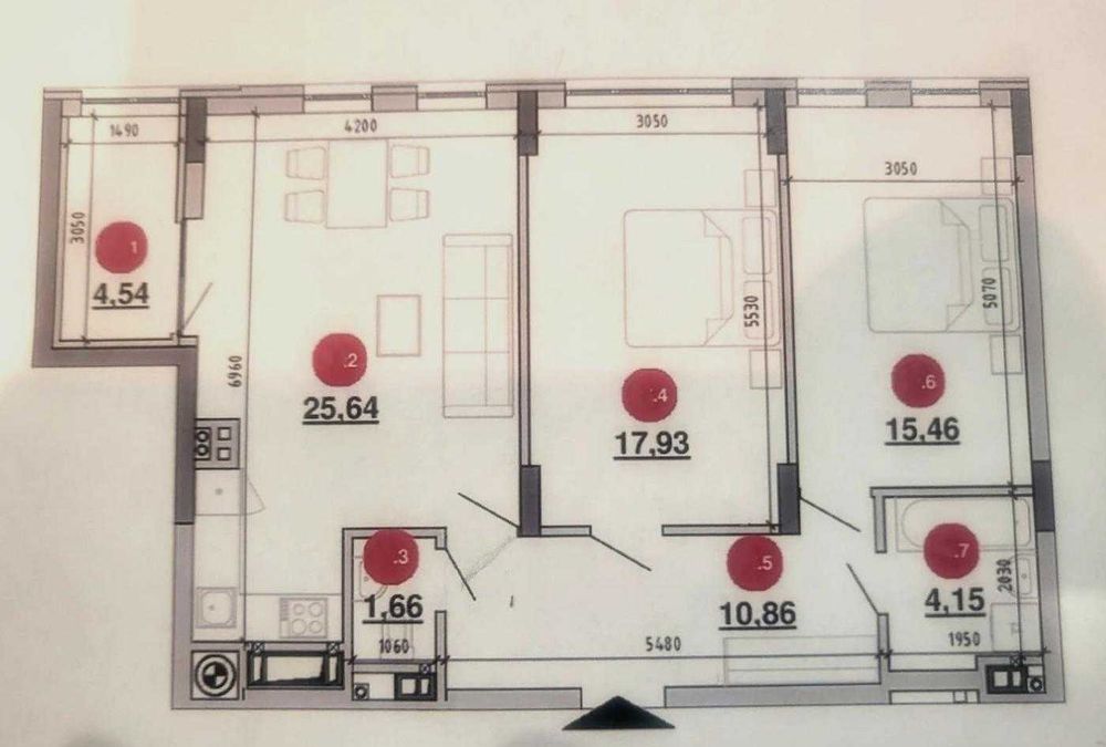 2-rooms apartment apartment by the address (area 80 m²) - Atlanta.ua - photo 13