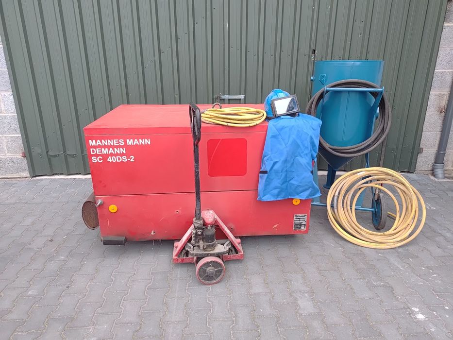 Zestaw do piaskowania demag sc 40 3 cyl piaskarka