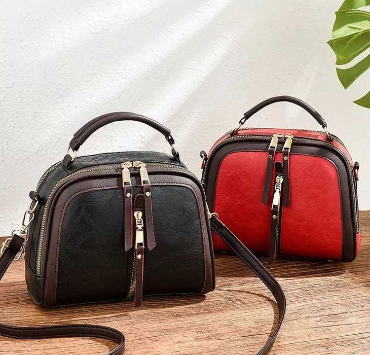 Жіноча женская кожаная сумка сумочка женский клатч с ремешком 2в1