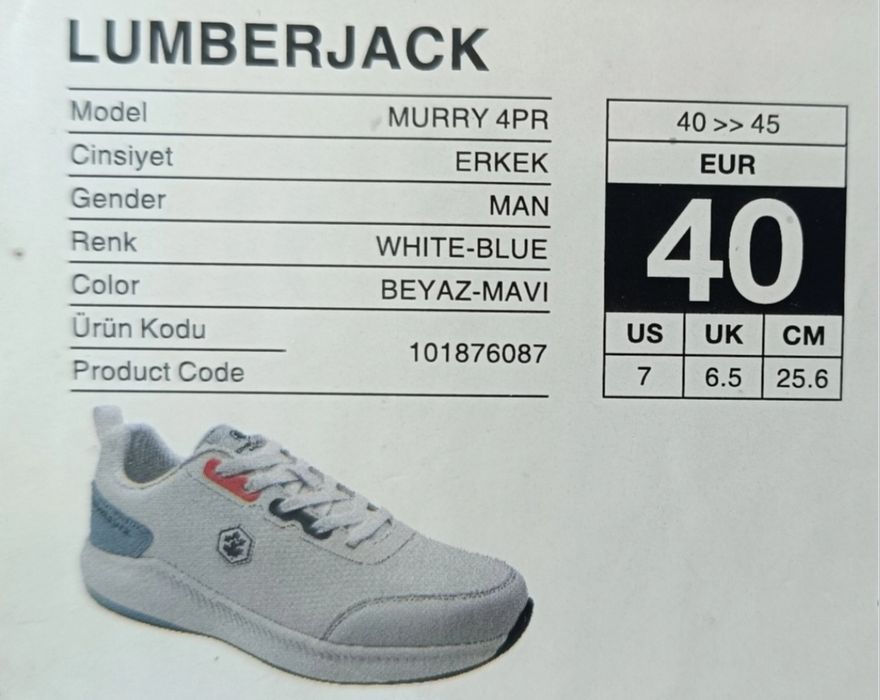 Кросівки Lumberjack Murry, розмір 40