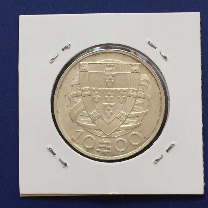 10 Escudos 1933 - prata