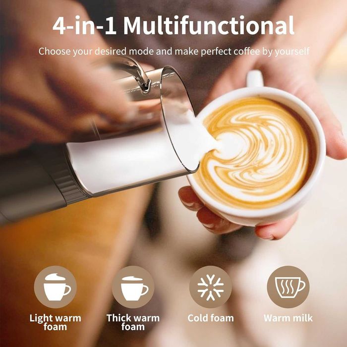 Електричний спінювач молока капучинатор OMISOON 4 в 1