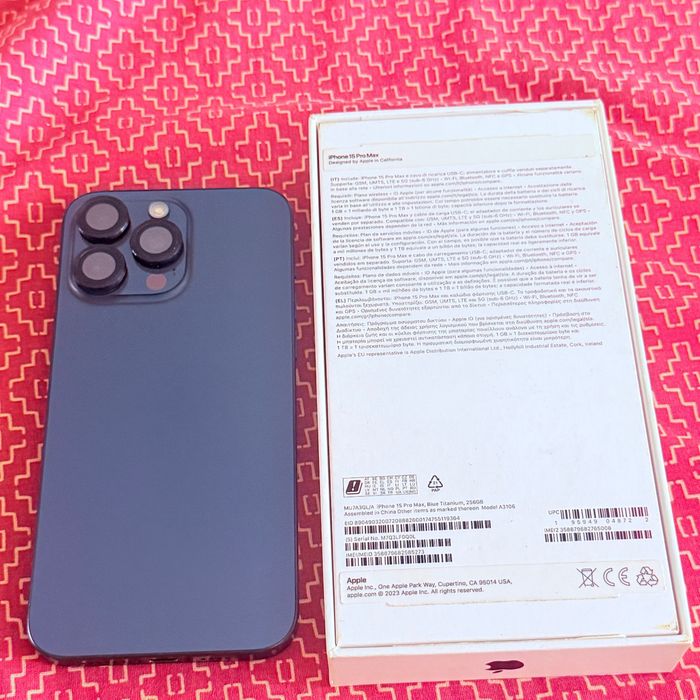 iPhone 15 Pro Max 256GB — Excelente Estado