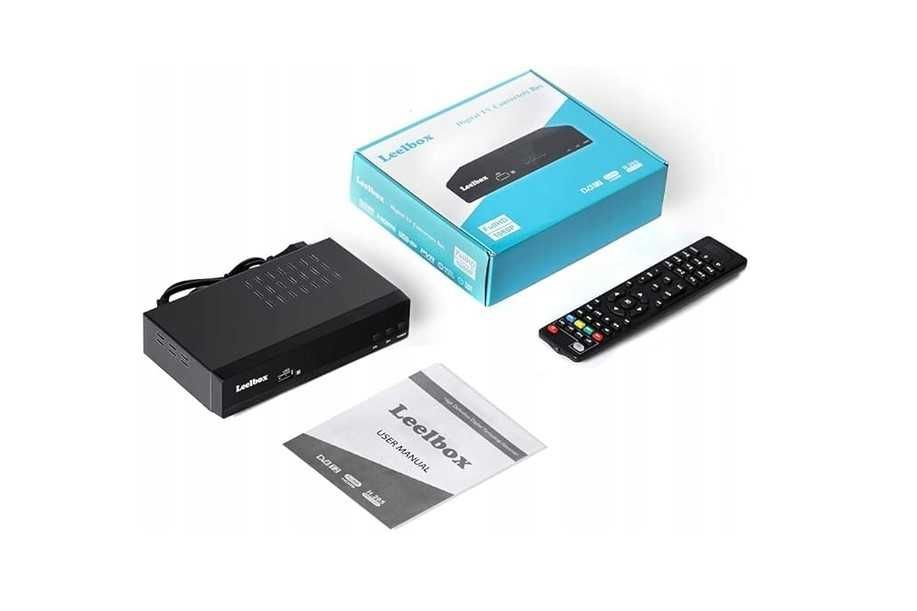 Dekoder DVB-2 Nowy Standard | Kabel HDMI GRATIS | PILOT 2w1 | Język Polski | DARMOWA WYSYŁKA