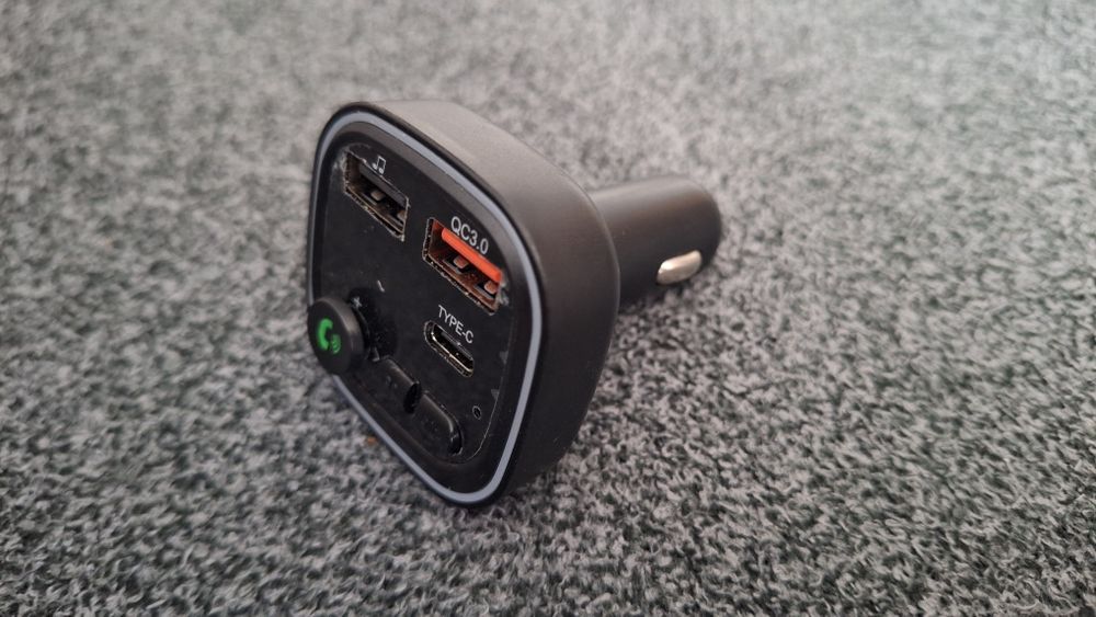 Transmiter FM USB , USB-C , microSD , 100% SPRAWNY,