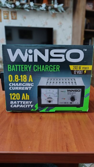 Зарядний пристрій для АКБ WINSO 18А виробництва ПОЛЬЩІ