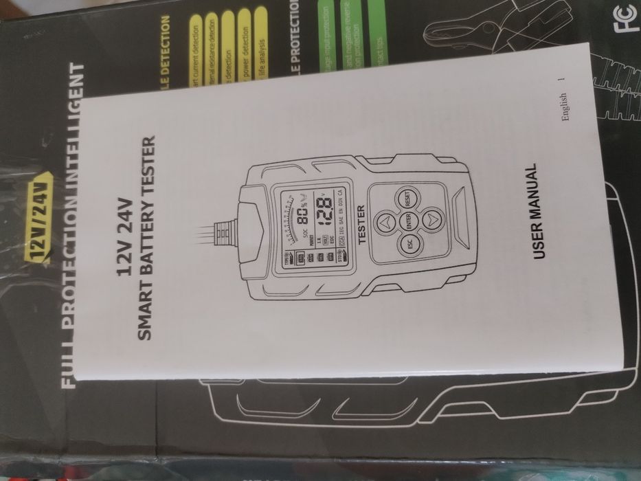 Testador de bateria inteligente