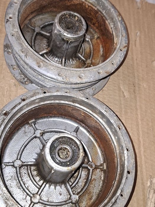 Oryginalne ddr piasty kola kpl simson s50 s51 s53