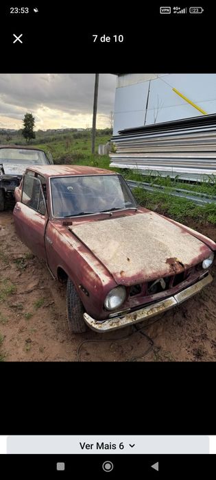 Vendo 2 Datsuns 1000, com documentos 
Mecânica completa 
Preço