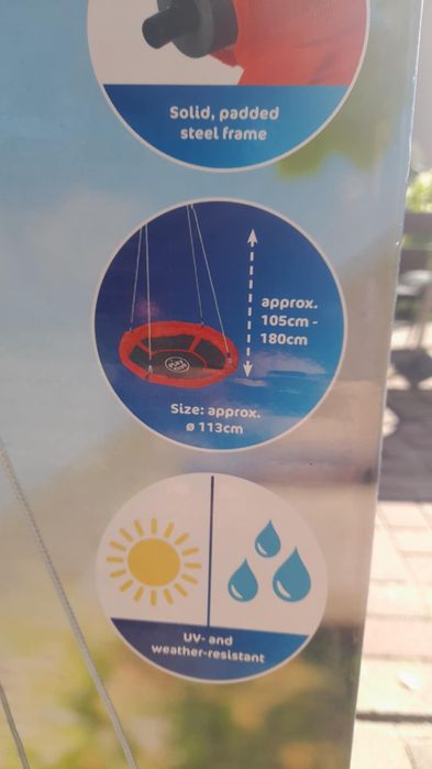 Bocianie koło huśtawka.
