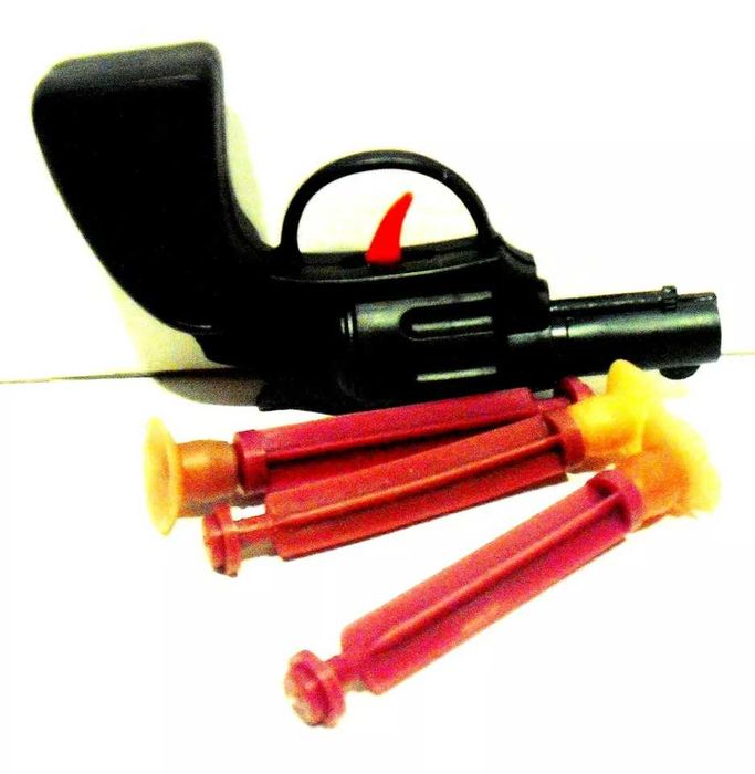 BrincoViana Pistola de dardos antiga - ORIGINAL 1970's