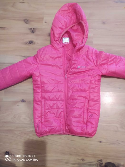 Kurtka + 2 kamizelki 128 dziewczeca