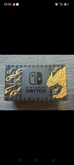 Nintendo Switch Edição Limitada Monster Hunter  + Comando