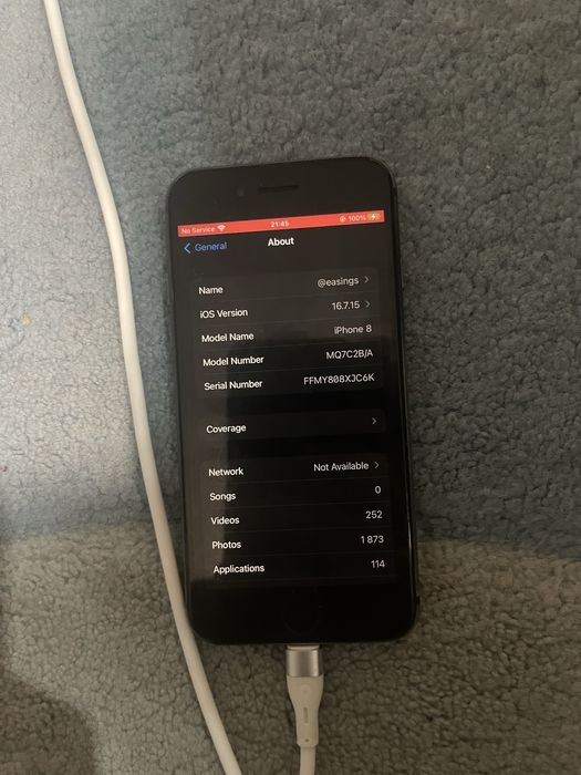 iPhone 8 256 gb Space Gray