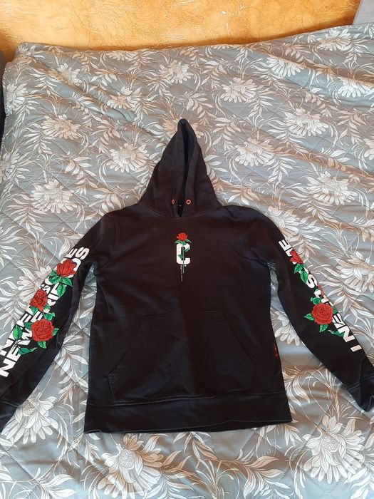 Bluza męska  czarna ocieplana