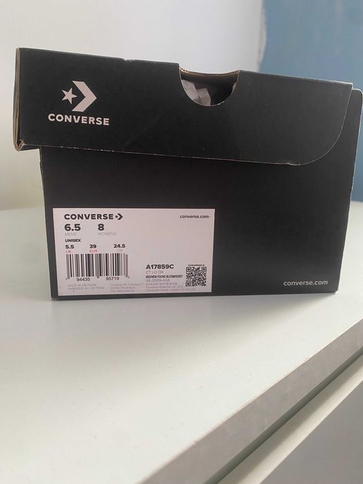 Нові кеди Converse Chuck Taylor Lo Ox A17859C Оригінал 39 розмір