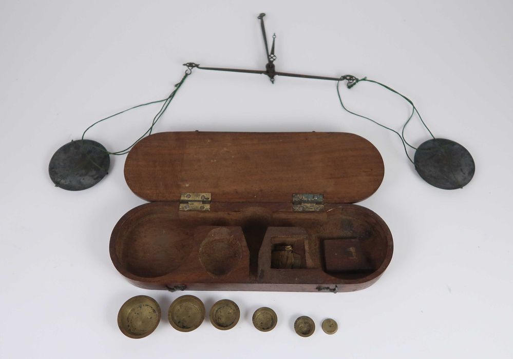 Balança pesar moedas ouro Séc. XIX (ref. 2)