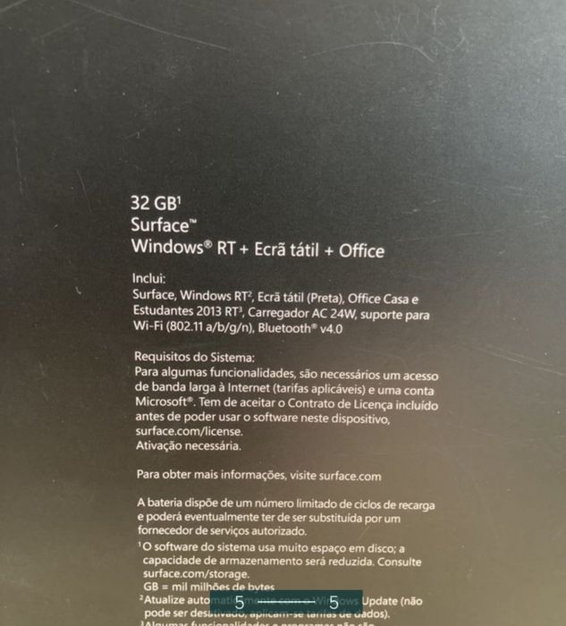 Surface rt 32g impecável