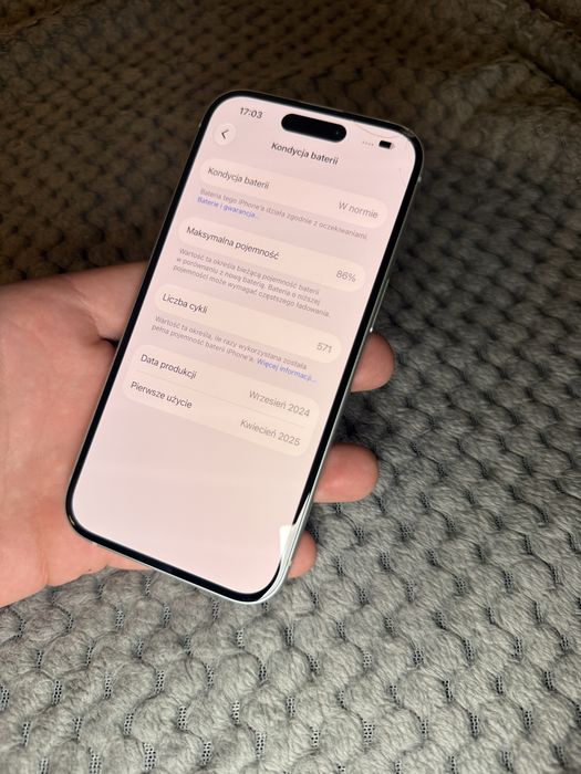 Iphone 15 zielony 86% kondycji