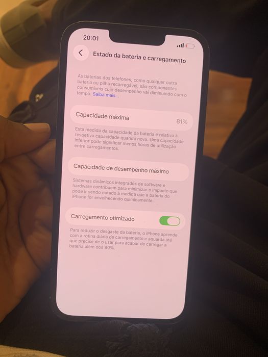 Iphone 13 128 gb bateria 81