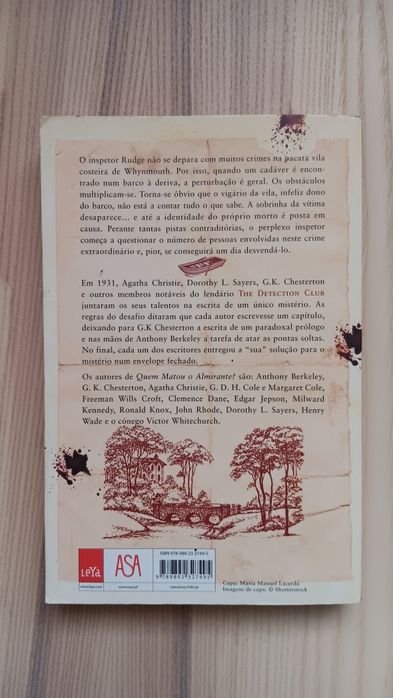 Quem Matou o Almirante?  Agatha Christie,  G.K.Chesterton e Outros