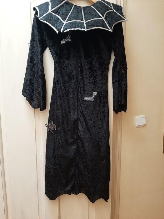 Sukienka wrozki krolowa nietoperzy Halloween bal przebranie