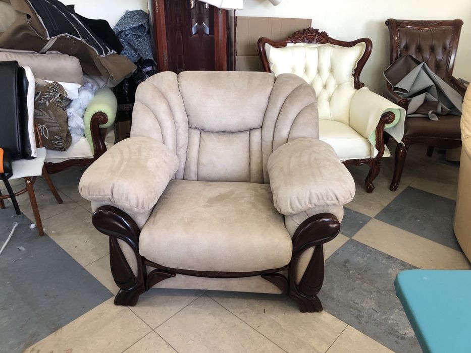 Перетяжка ремонт мягкой мебели актуально.СКИДКА!