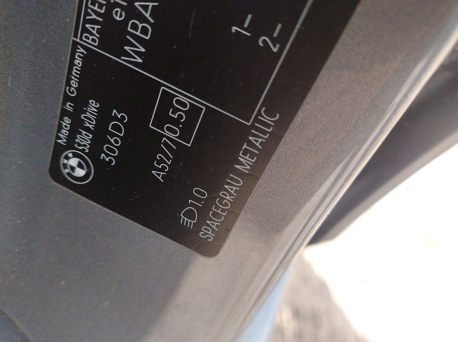 Drzwi BMW E61 A52