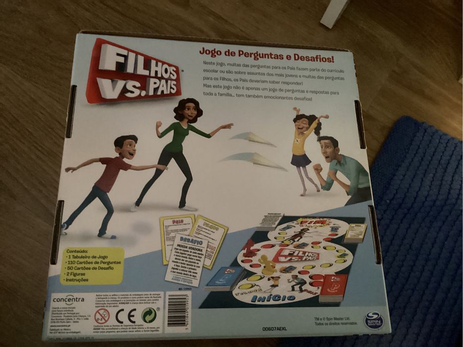 Jogo filhos vs pais