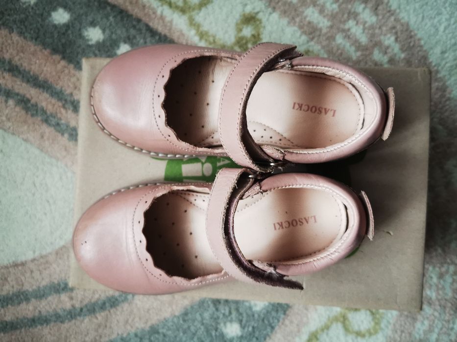 Polbuty skórzane Lasocki kids rozm 25