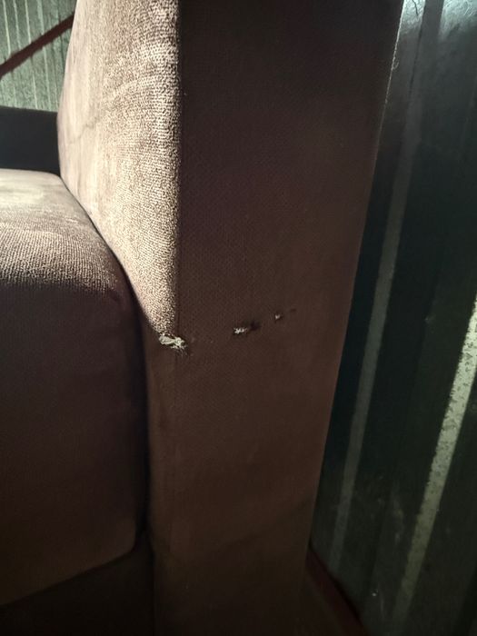 Sofa modułowa brązowa