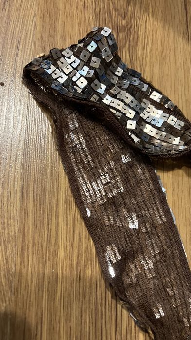 Pas ozdobny z cekinami Strój przebranie kostium ball