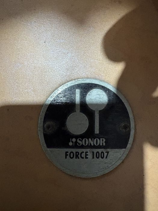 Bateria Sonor 1007 cor de madeira