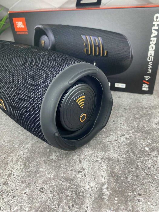 Колонка JBL Charge 5 wifi black оригінал (повний комплект)