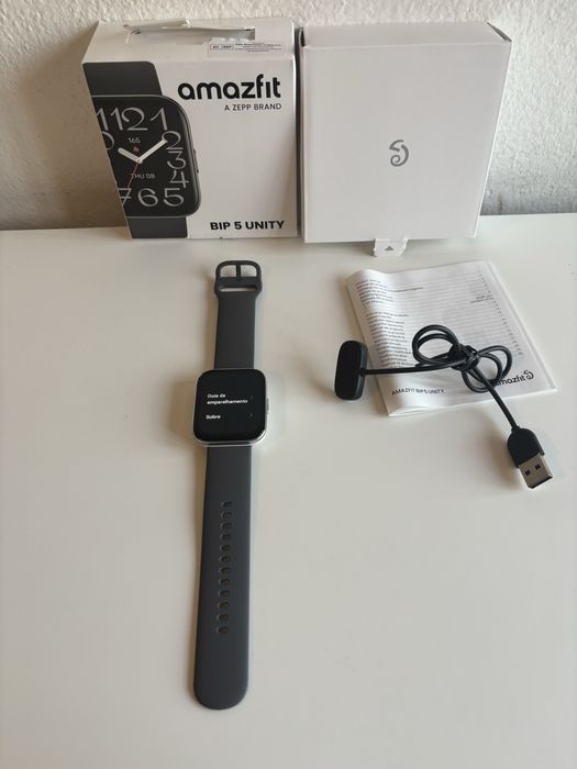 Smartwatch Amazfit Bip 5 Unity - Carbono