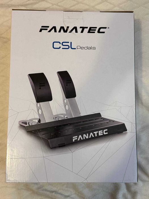 Pedały Fanatec CSL Pedals – stan bardzo dobry, komplet, pudełko