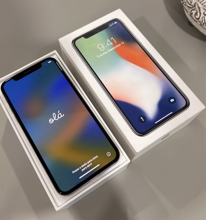 Iphone X 64G branco com capas incluidas