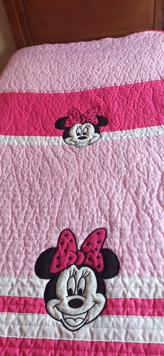 Edredão Minnie cama solteiro