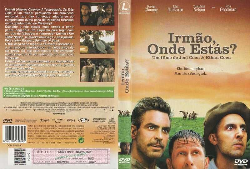 DVD Irmão Onde Estás? Filme dos irmãos Coen George Clooney J. Turturro